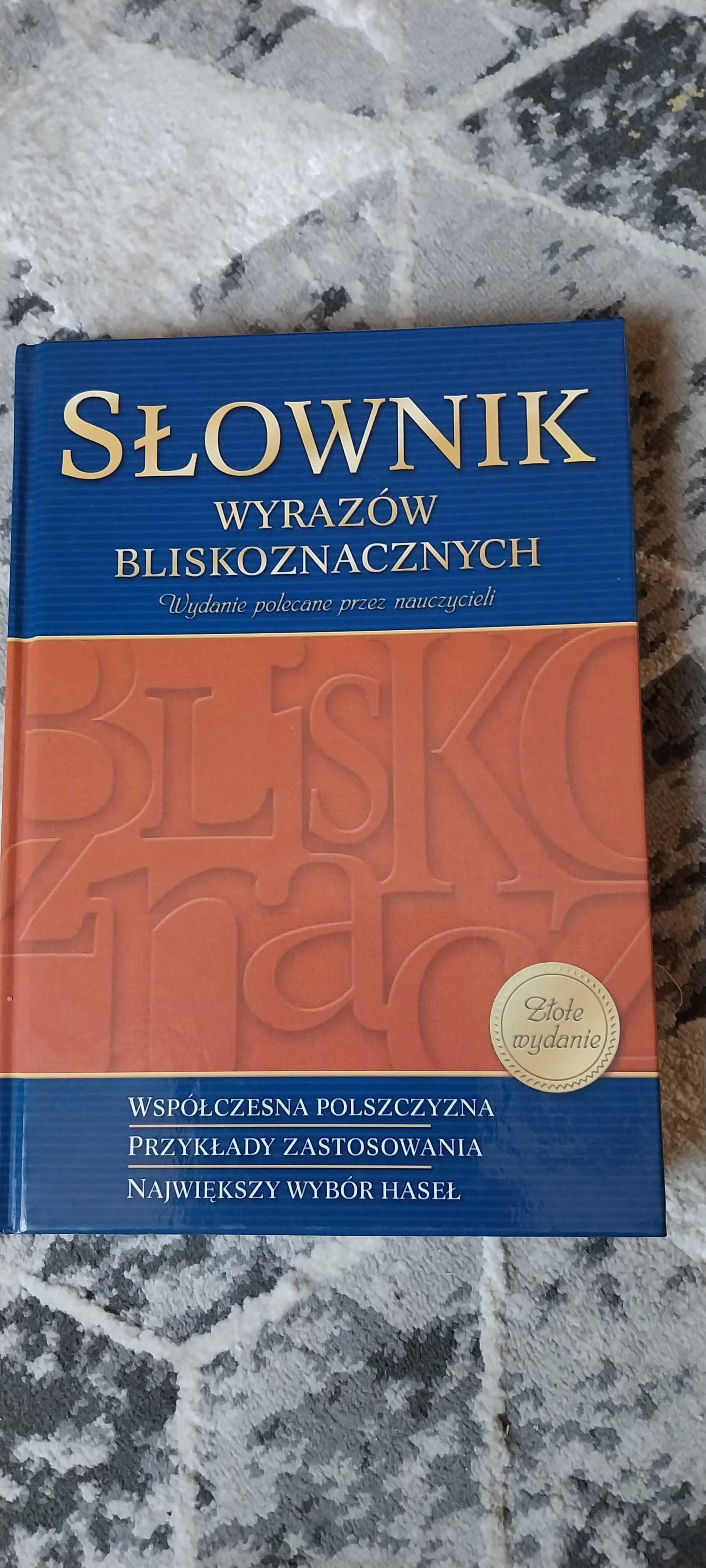 Słownik wyrazów bliskoznacznych.