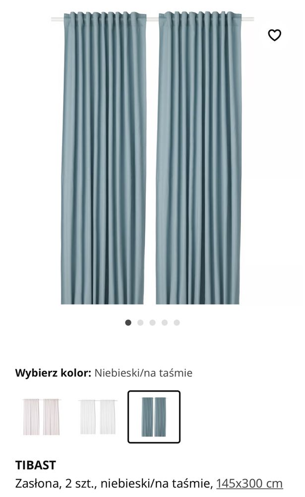 Zaslony TIBAST ikea
