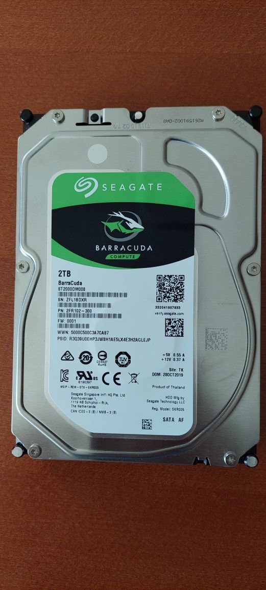 Жорсткий диск Seagate BarraCuda 2TB 3.5"