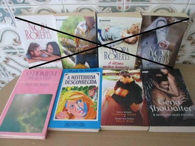 Livros Nora Roberts, Catherine Bybee, Max du Veuzit