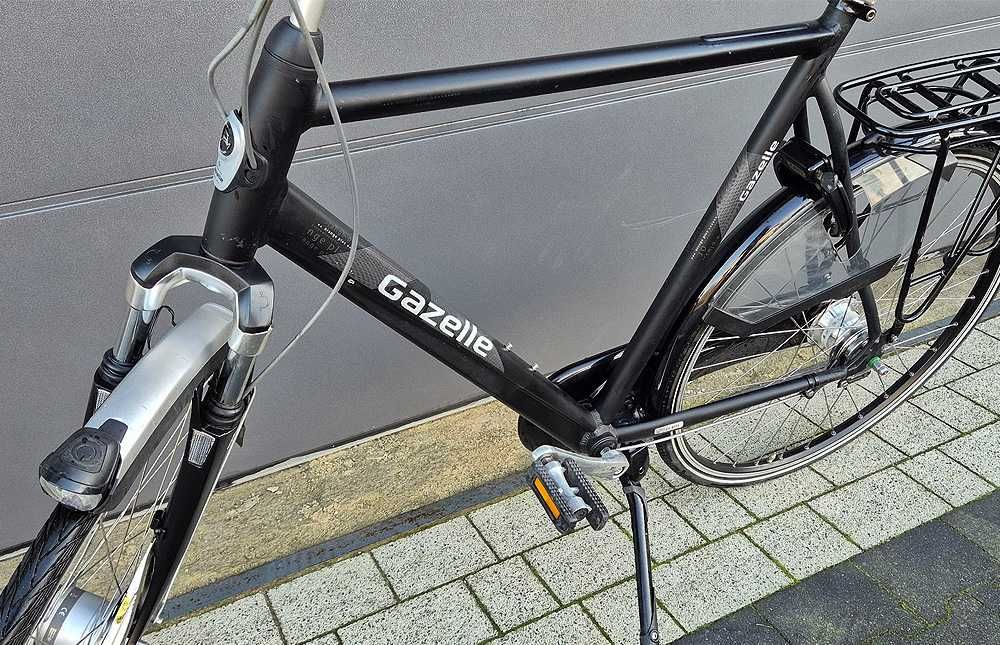 GAZELLE ORANGE PLUS Nexus 7 H65 czarny męski miejski rower holenderski