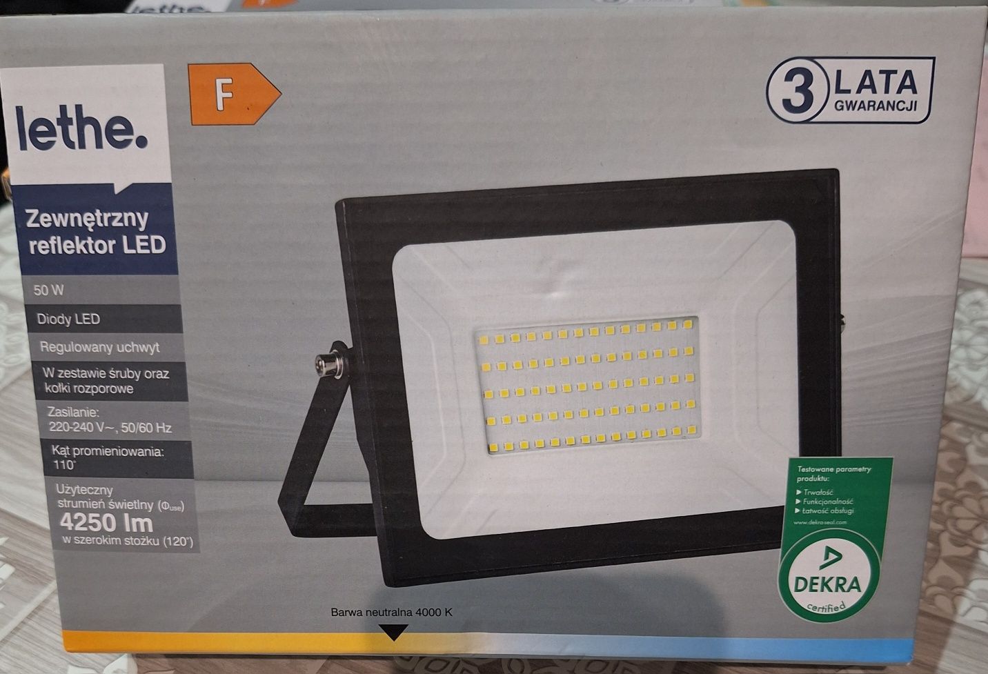 Zewnętrzny reflektor LED 50W