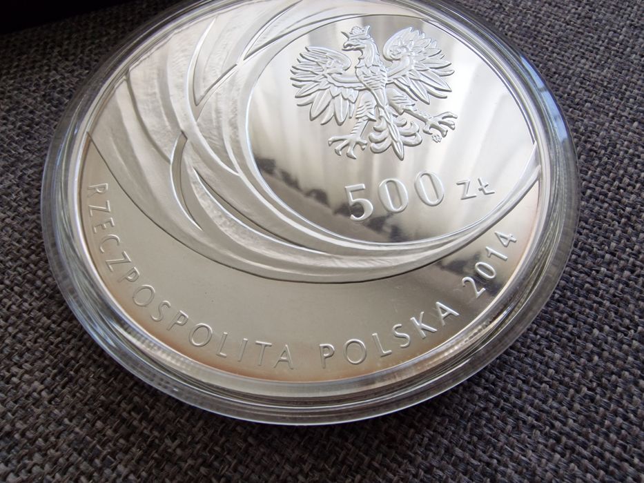 500 zł Kanonizacja Jana Pawła II 2014 r. UNC