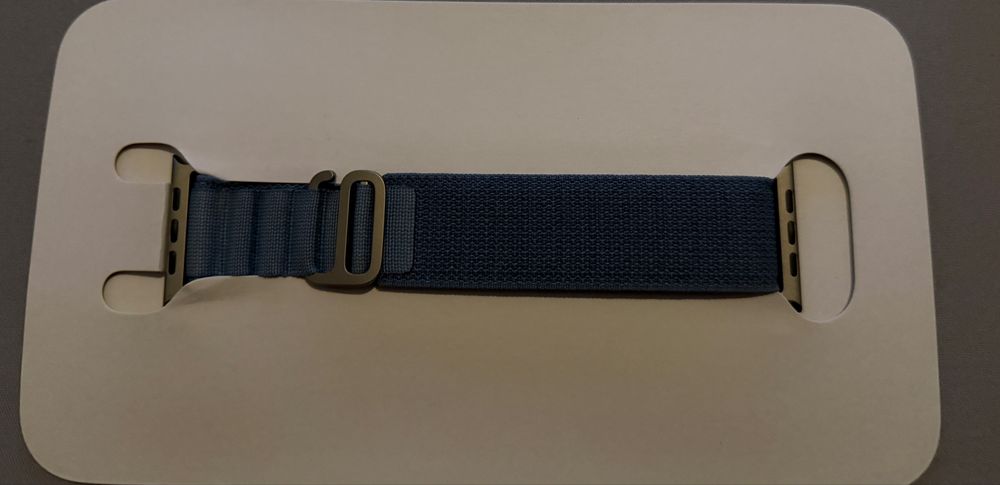 Pasek apple watch ultra Alpine band, Niebieski, rozmiar M