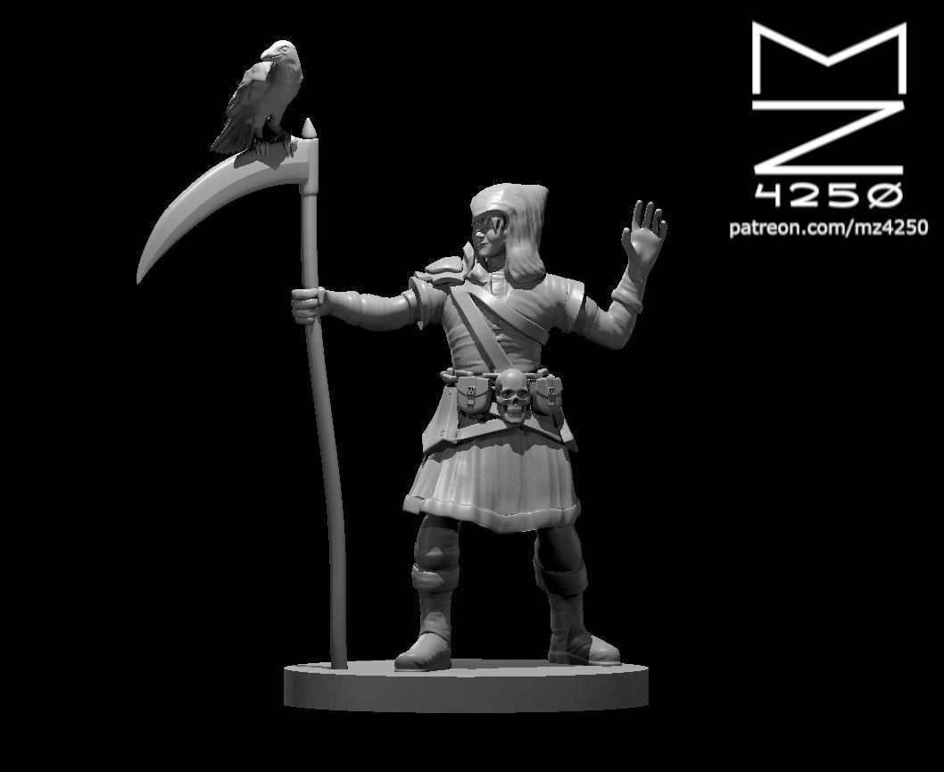 Miniaturas Aventureiros RPG Impressos em 3D - Classe: Warlock/Bruxo