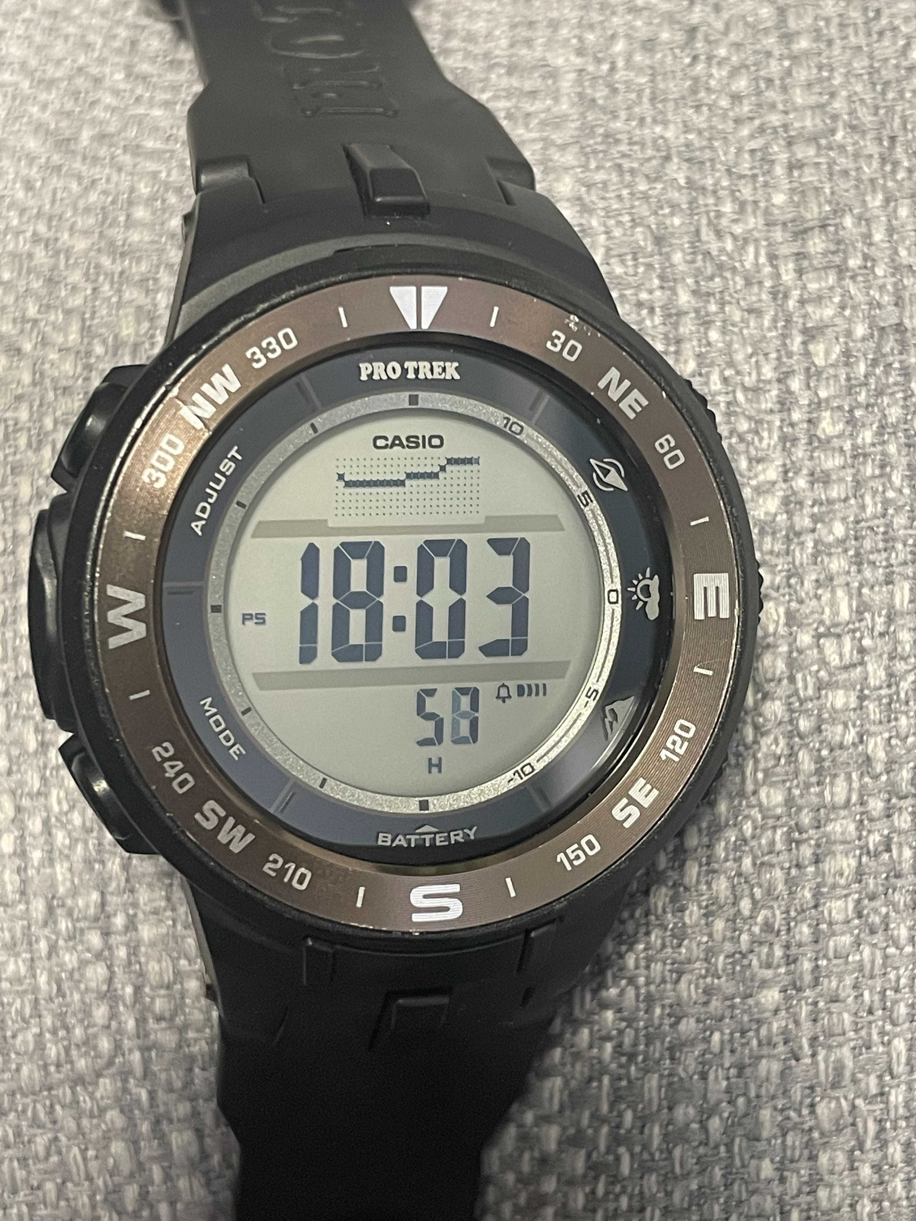 часы Casio Protrek Prg-330 2018  Tough Solar  Triple Sensor
