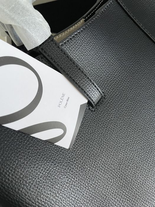 Сумка polene cyme black camel