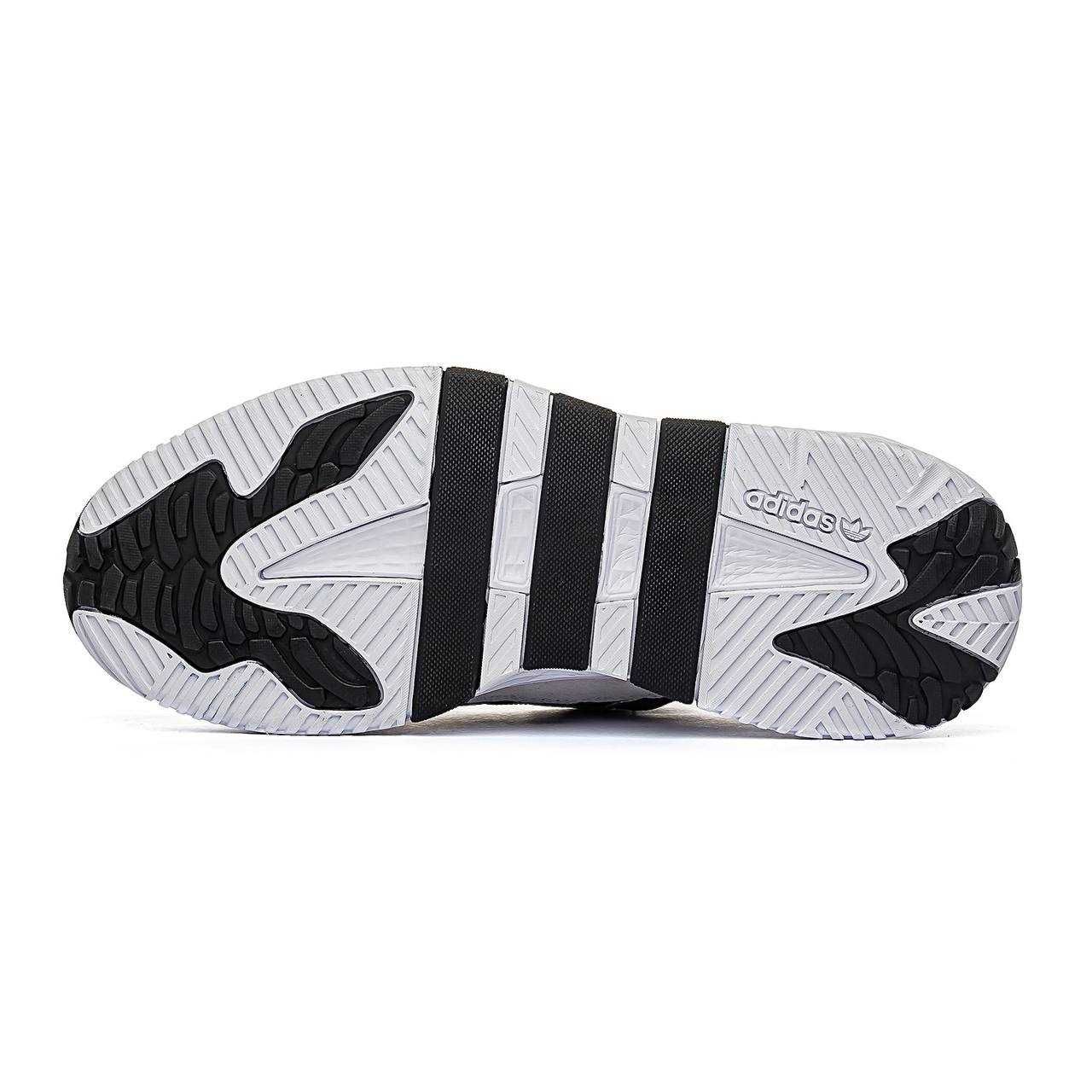 Мужские кроссовки Adidas Niteball Black&White. Размеры 41-45
