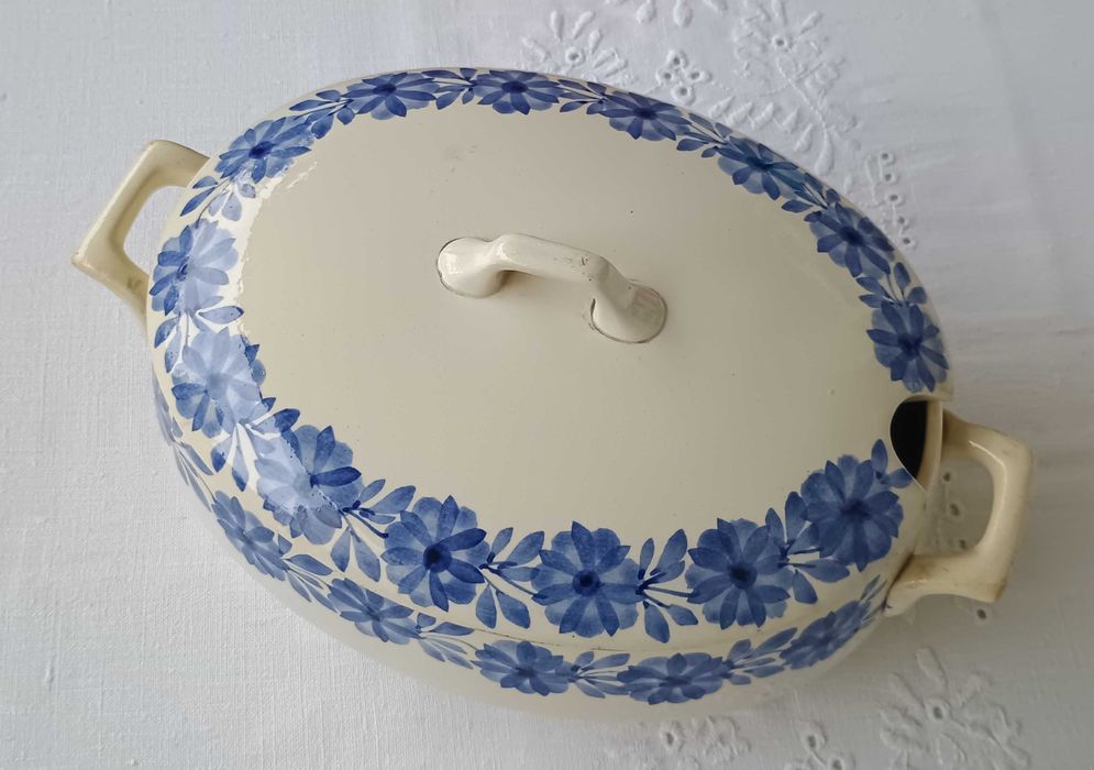 Wielka waza Włocławek; fajans, 3,5 litra