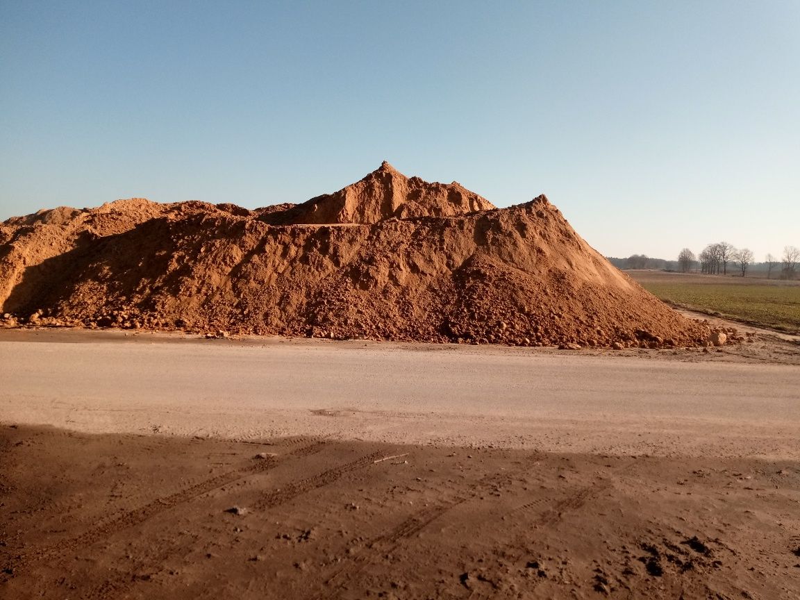 Piasek pospółka, zasypka pod fundament