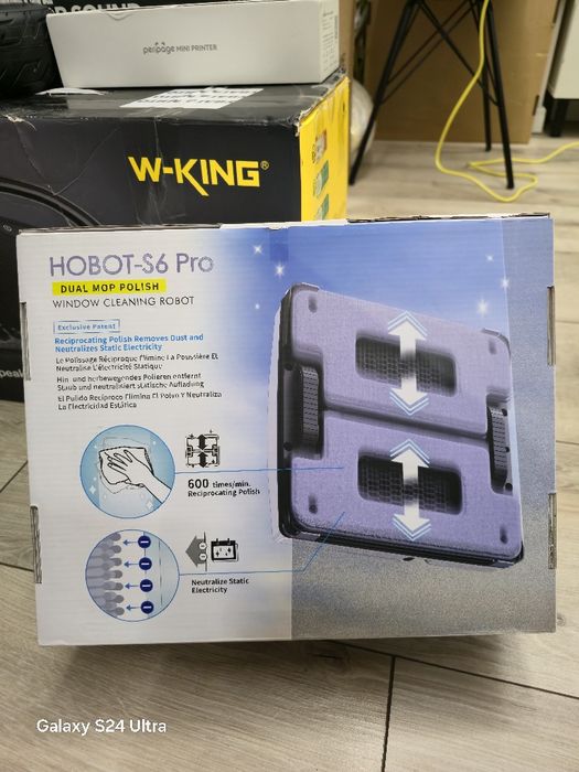 Робот для миття вікон Hobot-S6 pro
