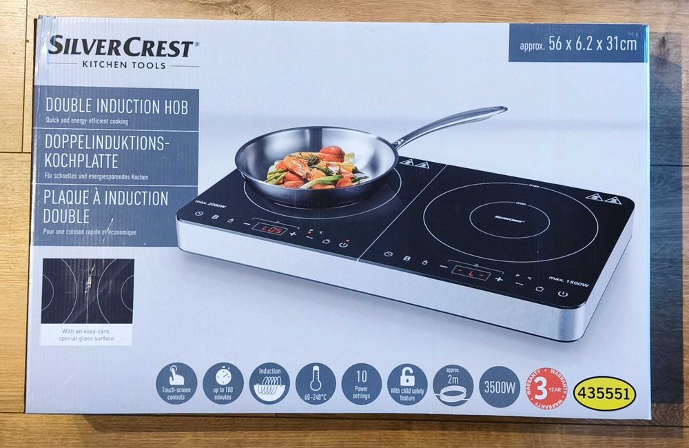Płyta indukcyjna SilverCrest nowa na gwarancji do 10.2026