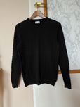 100% bawełna czarny sweter męski Only & Sons w prążki warkocz xs