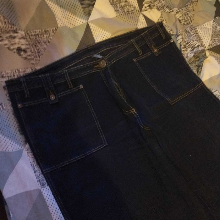 джинсы женские широкие