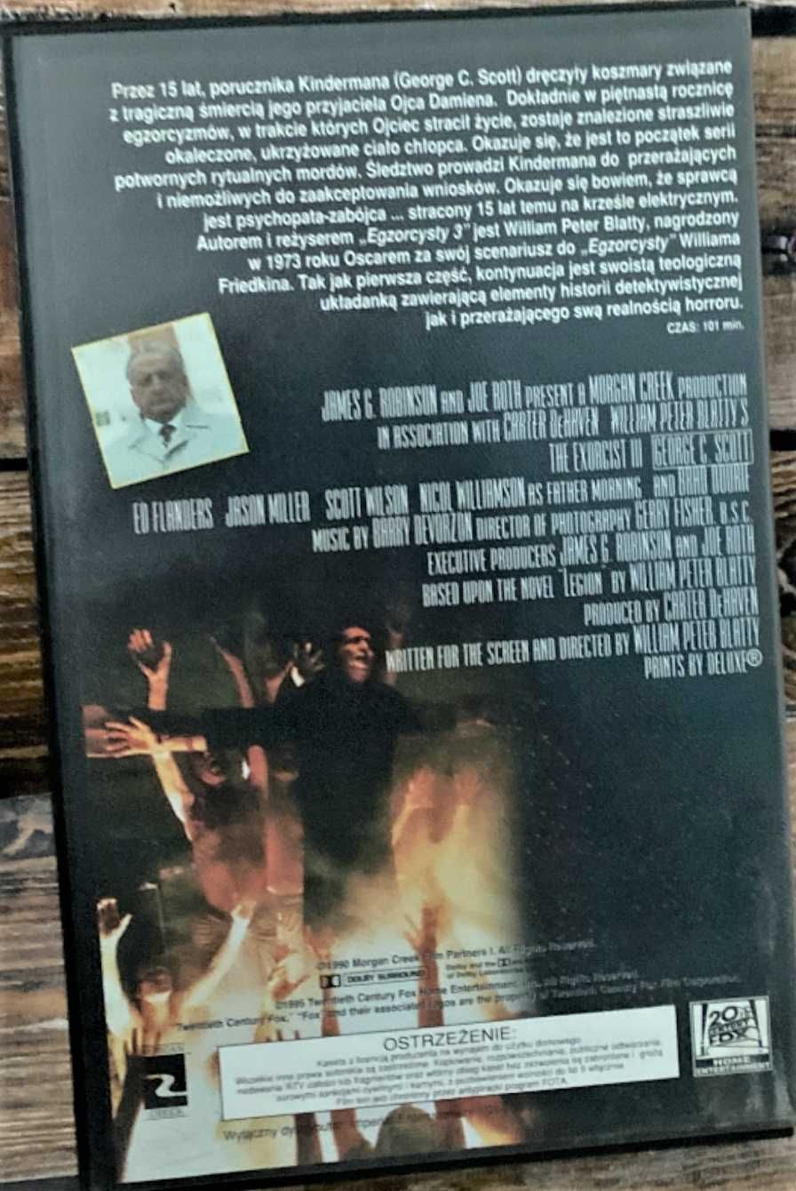 Egzorcysta 3 / Boczne Drogi / WROTA CZASU- VHS Filmy Kasety Horror