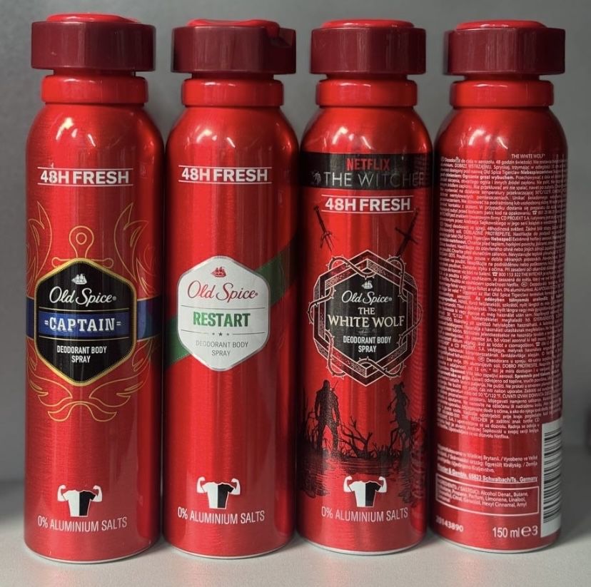 Антиперспирант old spice,nivea,rexona,gillette,sanex