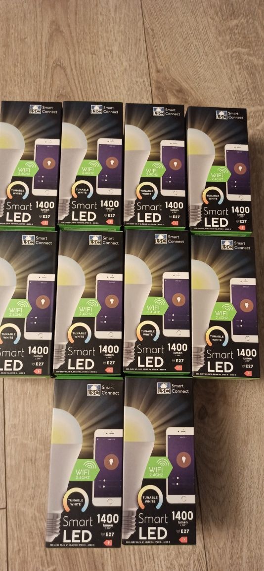 10 szt Nowe żarówki e27 Smart LED Smart Connect