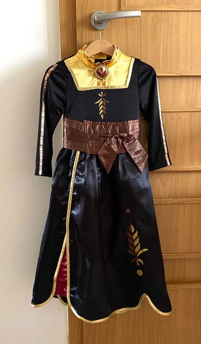 Sukienka strój przebranie Anna Kraina Lodu 3-4 lata