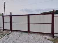 Продам ворота розпашні відкатні калітка забор огорожа тин бетон роботи