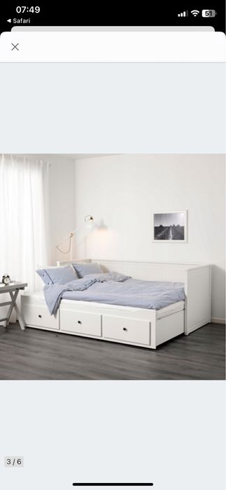 Łóżko ikea Hemnes rozkladame 80x200 z szufladami Transport!!!