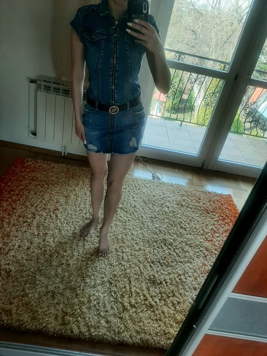 Sukienka jeansowa S M L