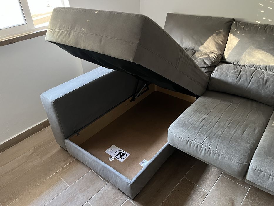 Chaisse longue nova cinza