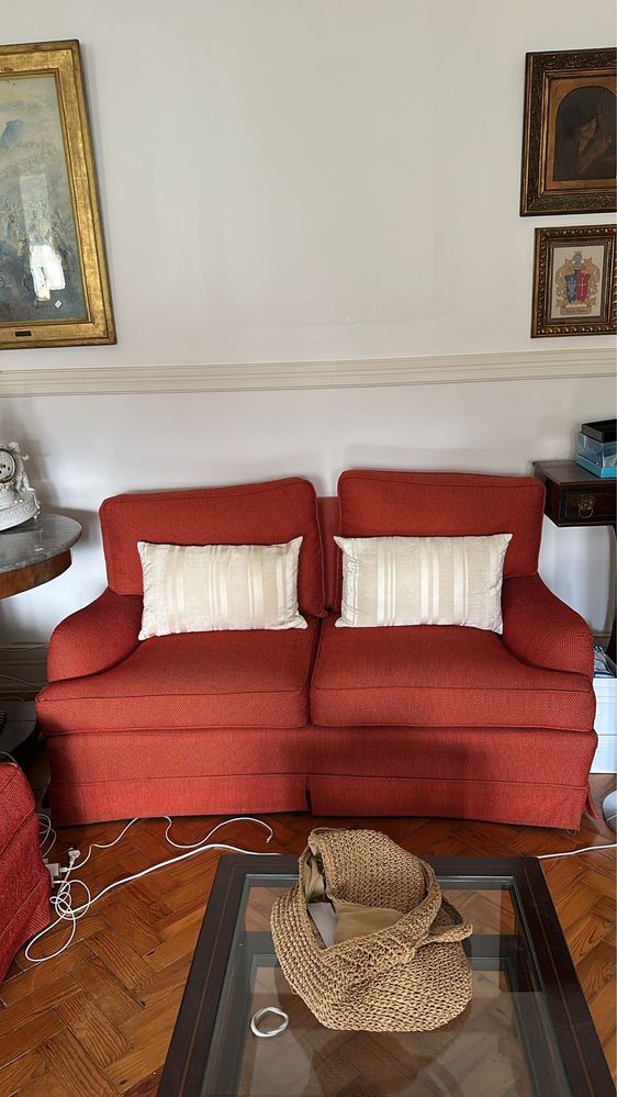 VENDA URGENTE - sofa 3 lugares (75€) - sofa 2 lugares (60€)