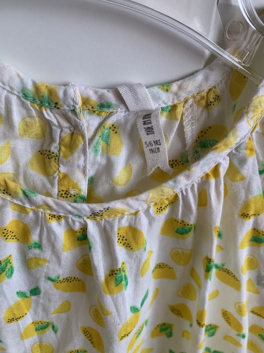 Blusa limões manga curta