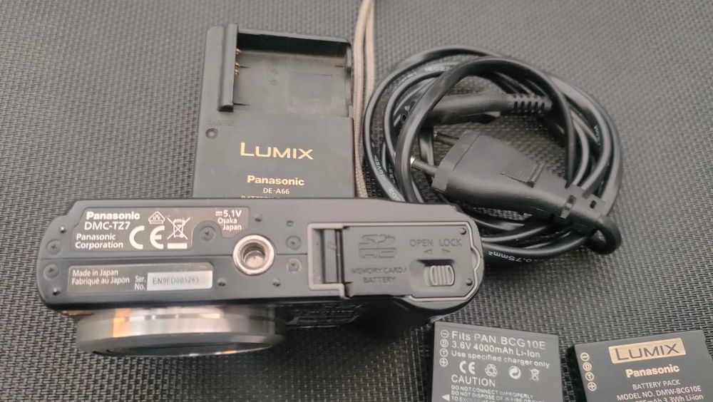 Panasonic Lumix DMC-TZ7 Kompletny Zestaw