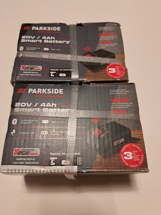 2x Baterie akumulator 4Ah parkside performance smart