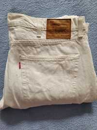 Levis Taper 502 oryginalne Zalando białe 38/34 XL jeans jeansy spodni