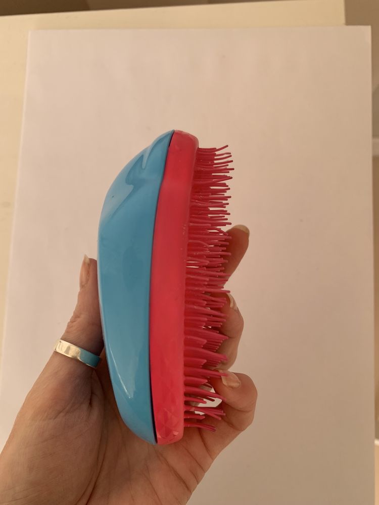 Różowo-niebieska szczotka Tangle Teezer do włosów