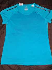Niebieska koszulka sportowa adidas rozm.152