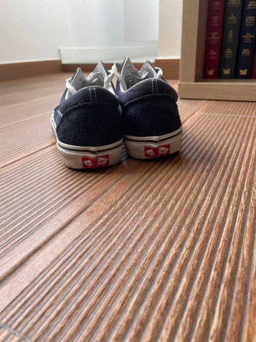 Vans Old School cor azul tamanho 42