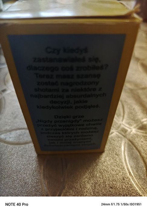 Gra imprezowa nigdy przenigdy