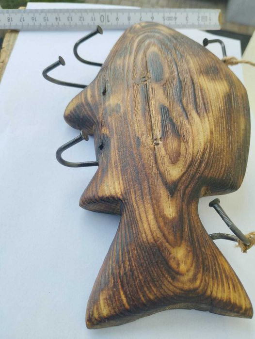ryba wieszak handmade drewno- gadżet dla wędkarza, prezent na święta