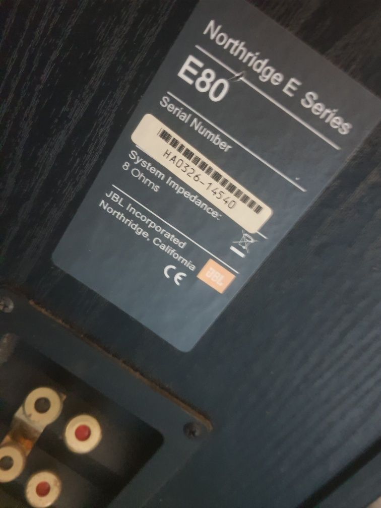 2 колонки JBL Northridge E Series E80. Оригінал+ сабвуфер