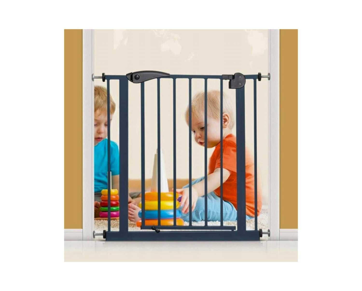 MEGA Bramka Zabezpieczająca Na Schody Dla Dzieci/Psa 75-82cm Wys 76cm