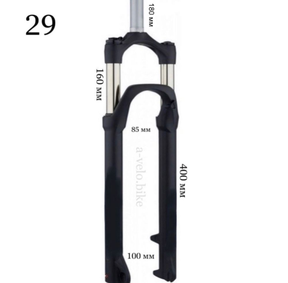 Воздушная вилка Solo Air 26 ; 27,5; 29