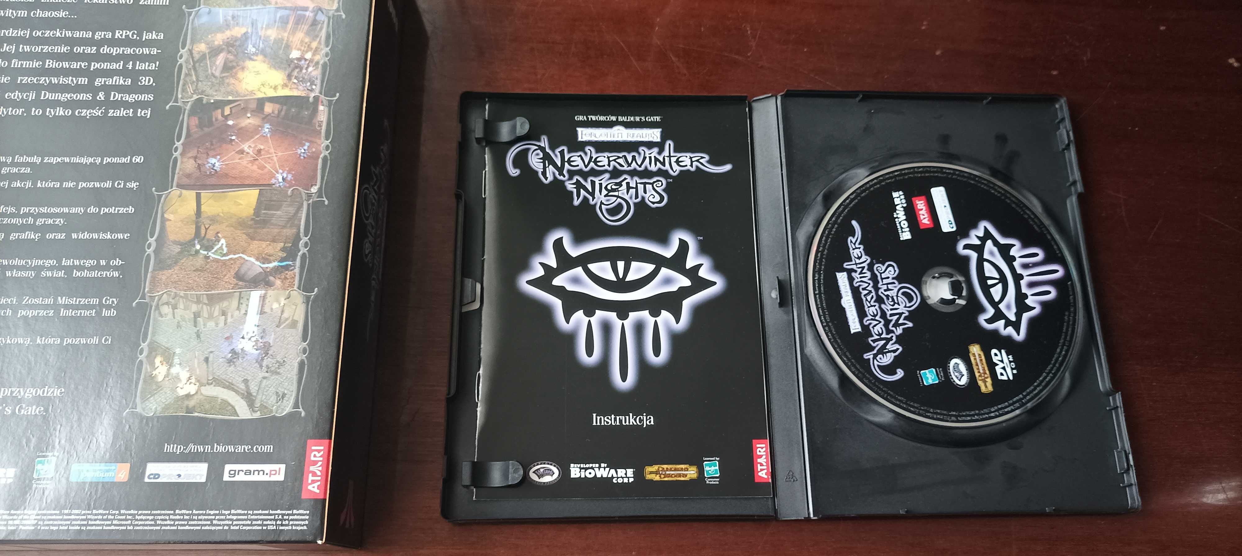 Neverwinter Nights - duży box kartonowy