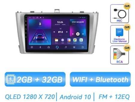 Radio 9”Android 11 2G+32G Toyota Avensis T27 2008_2015