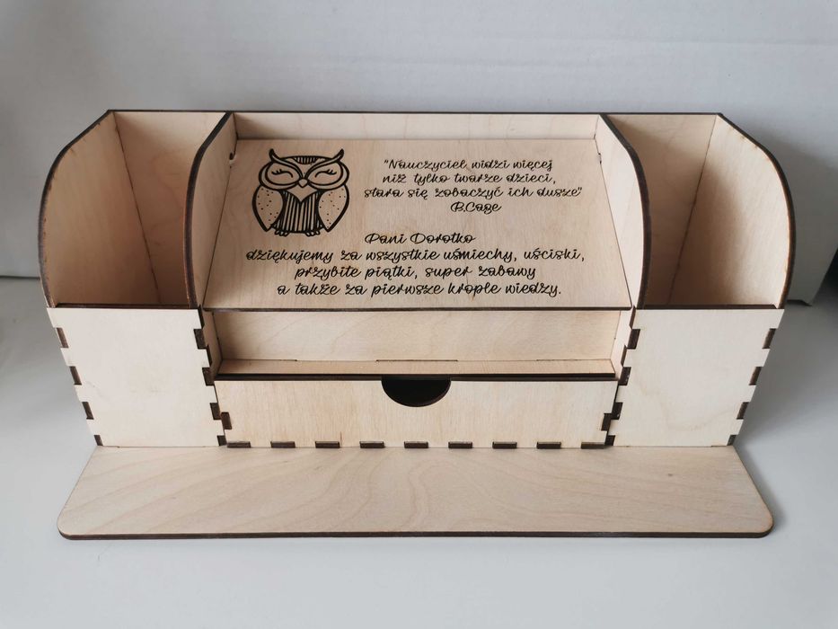 Zakończenie roku szkolnego Nauczyciel Prezent Organizer na biurko