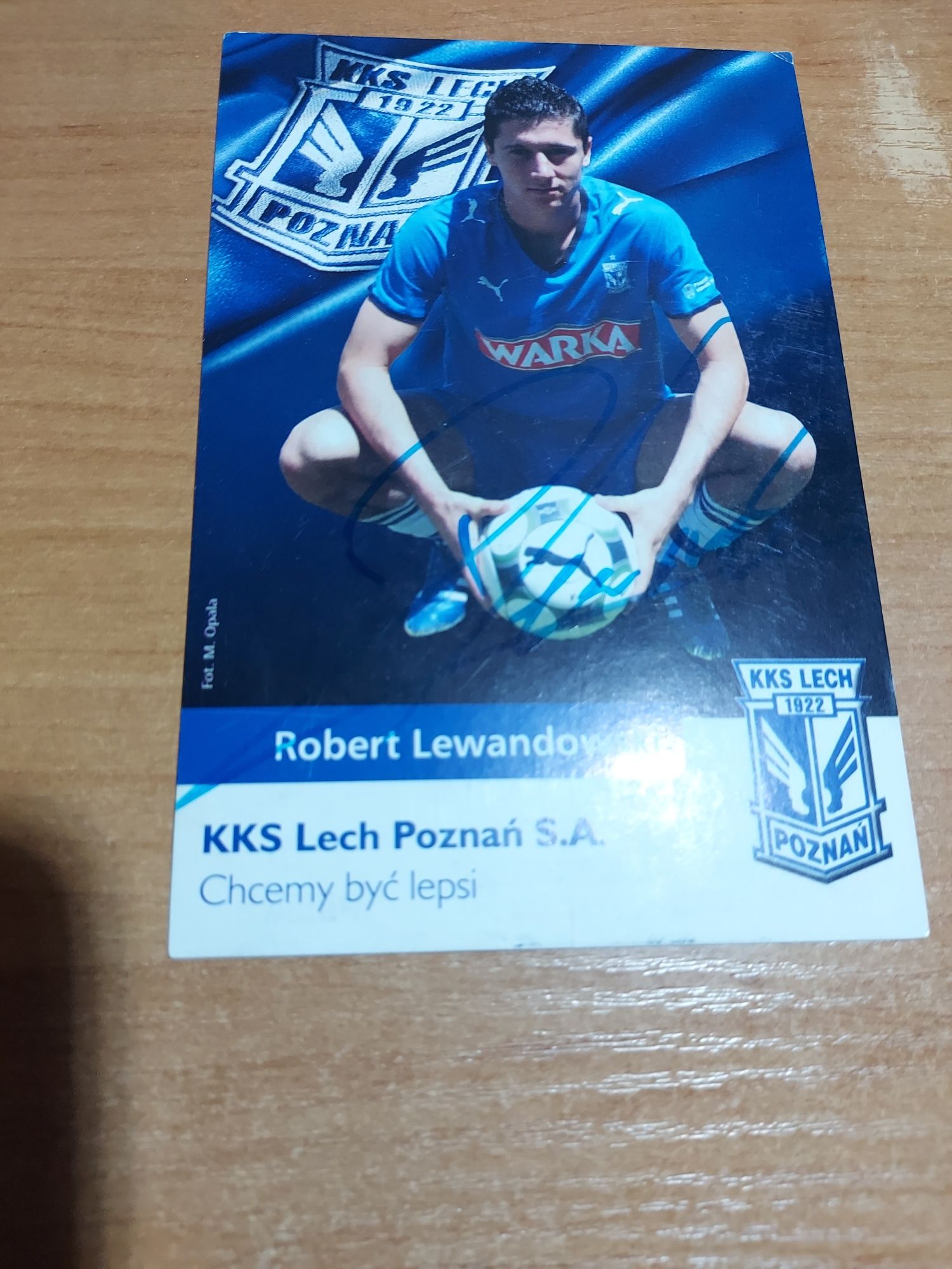 Autograf Robert Lewandowski oryginał