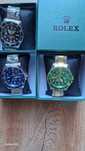 3 zegarki kwarcowe + box