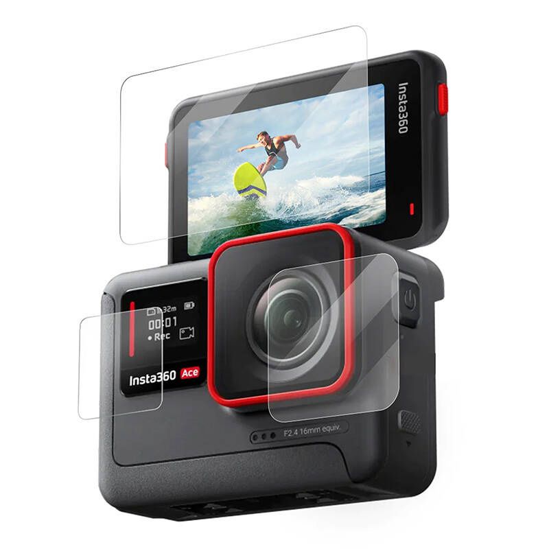 Szkło hartowane TELESIN do kamery Insta360 Ace Pro / Ace