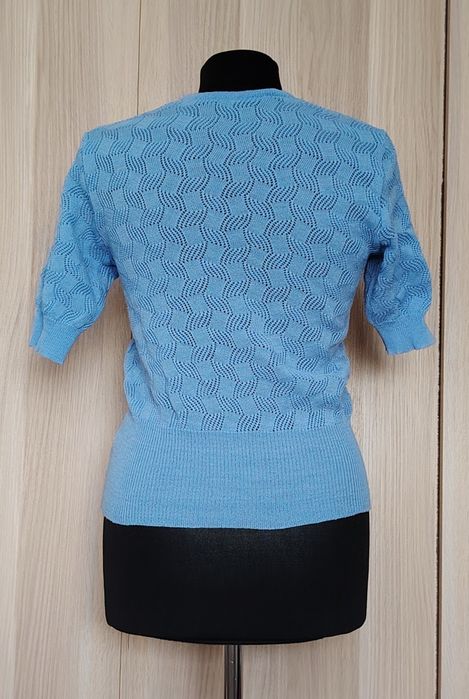 Błękitna bluzka cienki sweterek XS/S