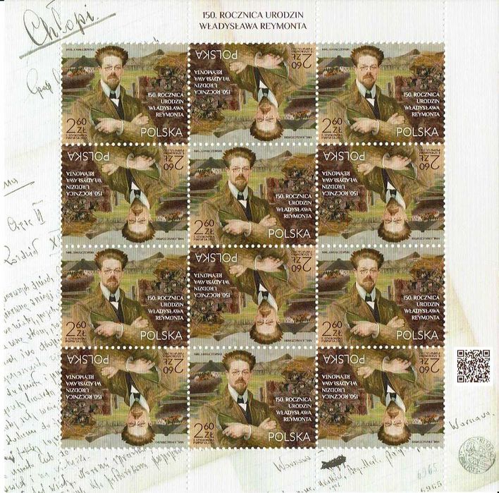 Arkusz 4757** 150. r. ur. Władysława Reymonta