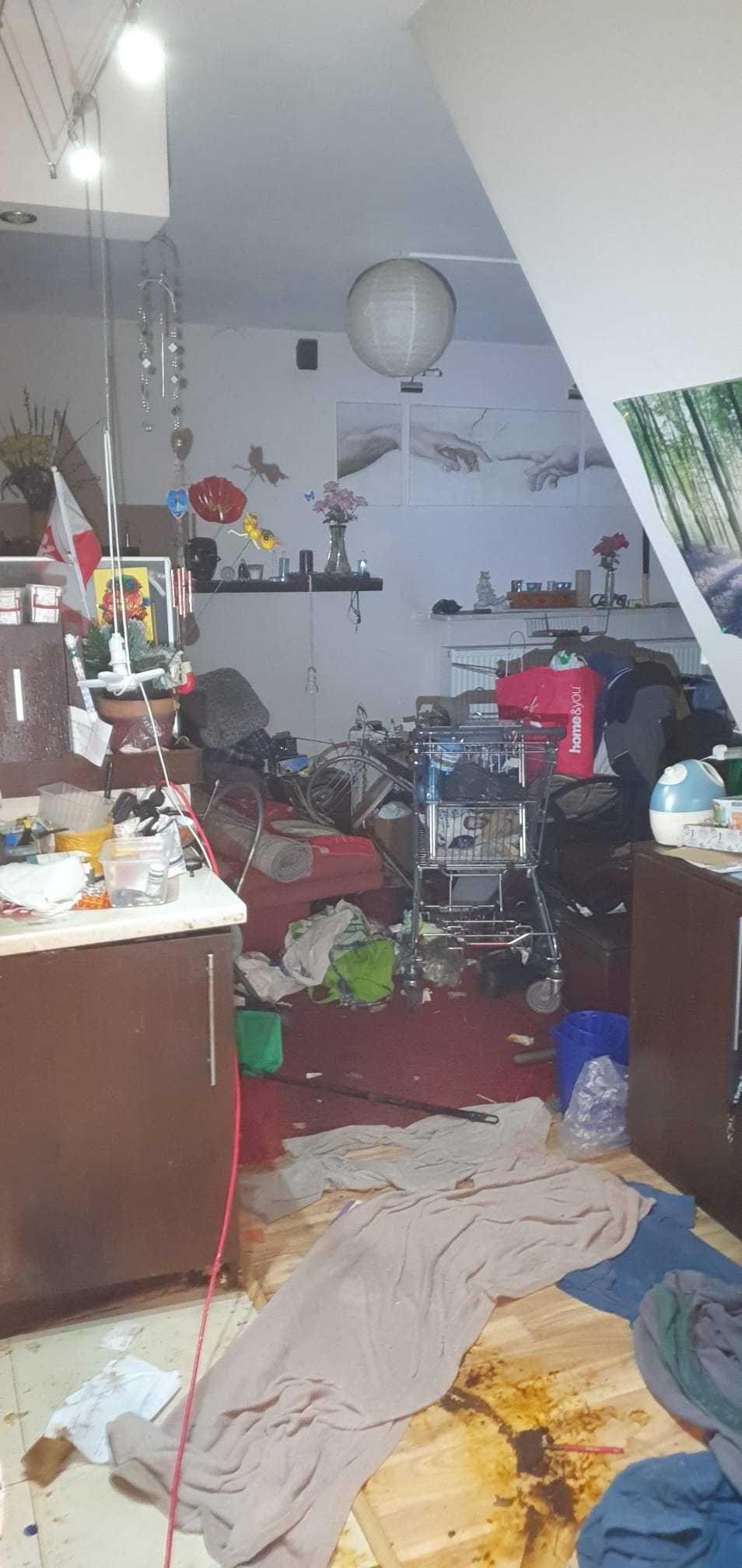 Sprzątanie opróżnianie mieszkań piwnic mycie elewacji kostki brukowej
