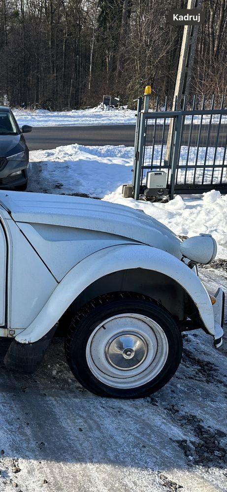 Części do Citroen 2CV koła, błotniki przód tył, grill