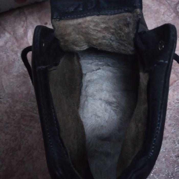 Полуботинки кожаные на меху полный 43 р.